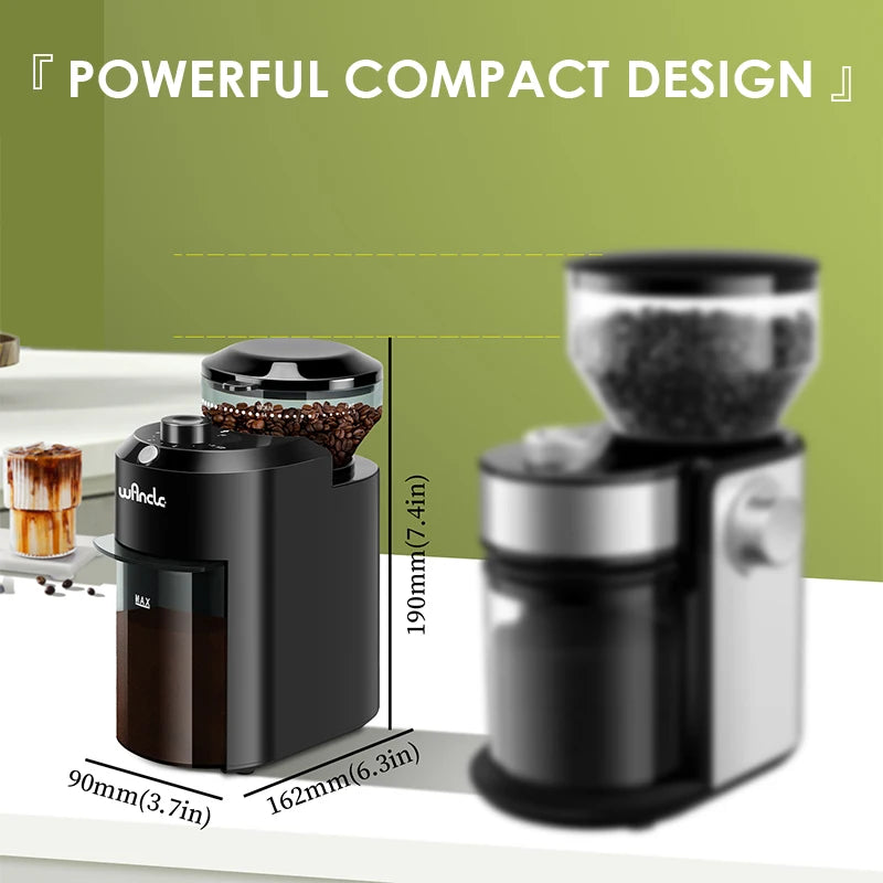 28-Setting Electric Burr Coffee Grinder
