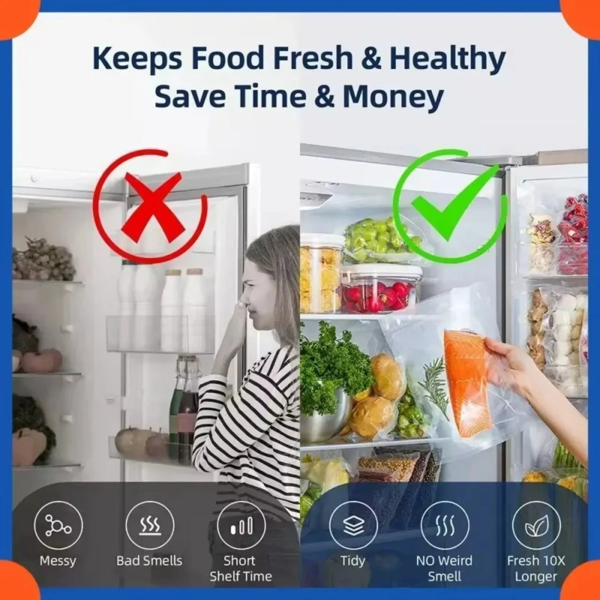 Machine sous vide électrique avec cutter intégré