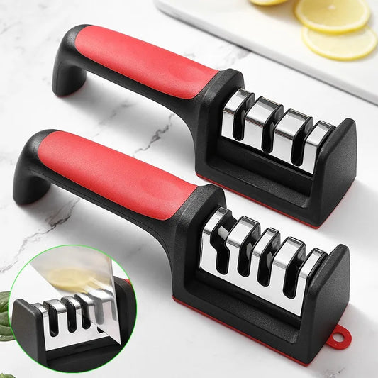 Multi-Stage Handheld Knife Sharpener
