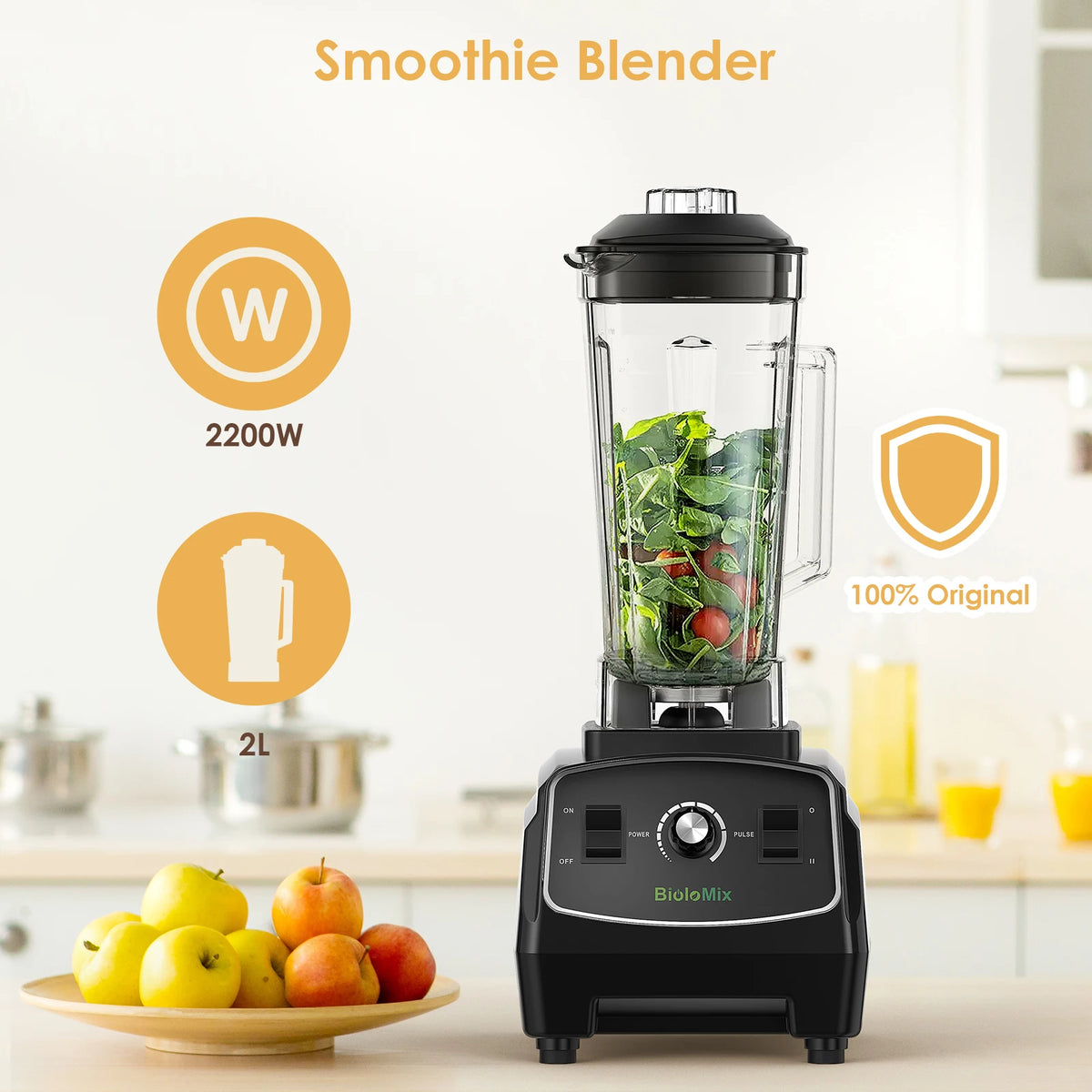 Blender de comptoir 2200W