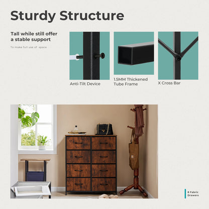 8-Drawer Fabric Storage Chest