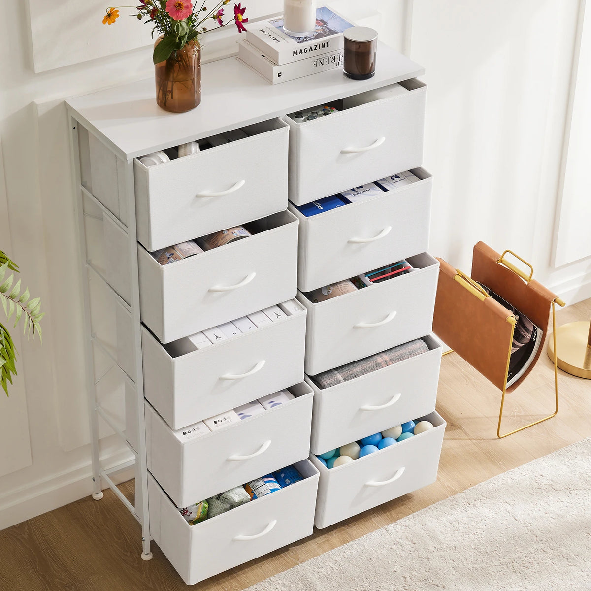 Fabric Drawer Storage Chest