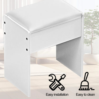 Padded Vanity Stool