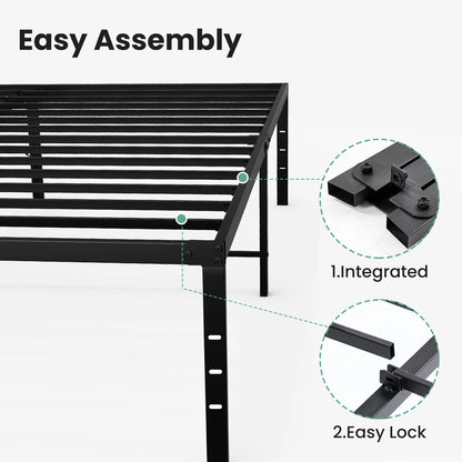 16-Inch Metal Platform Bed Frame