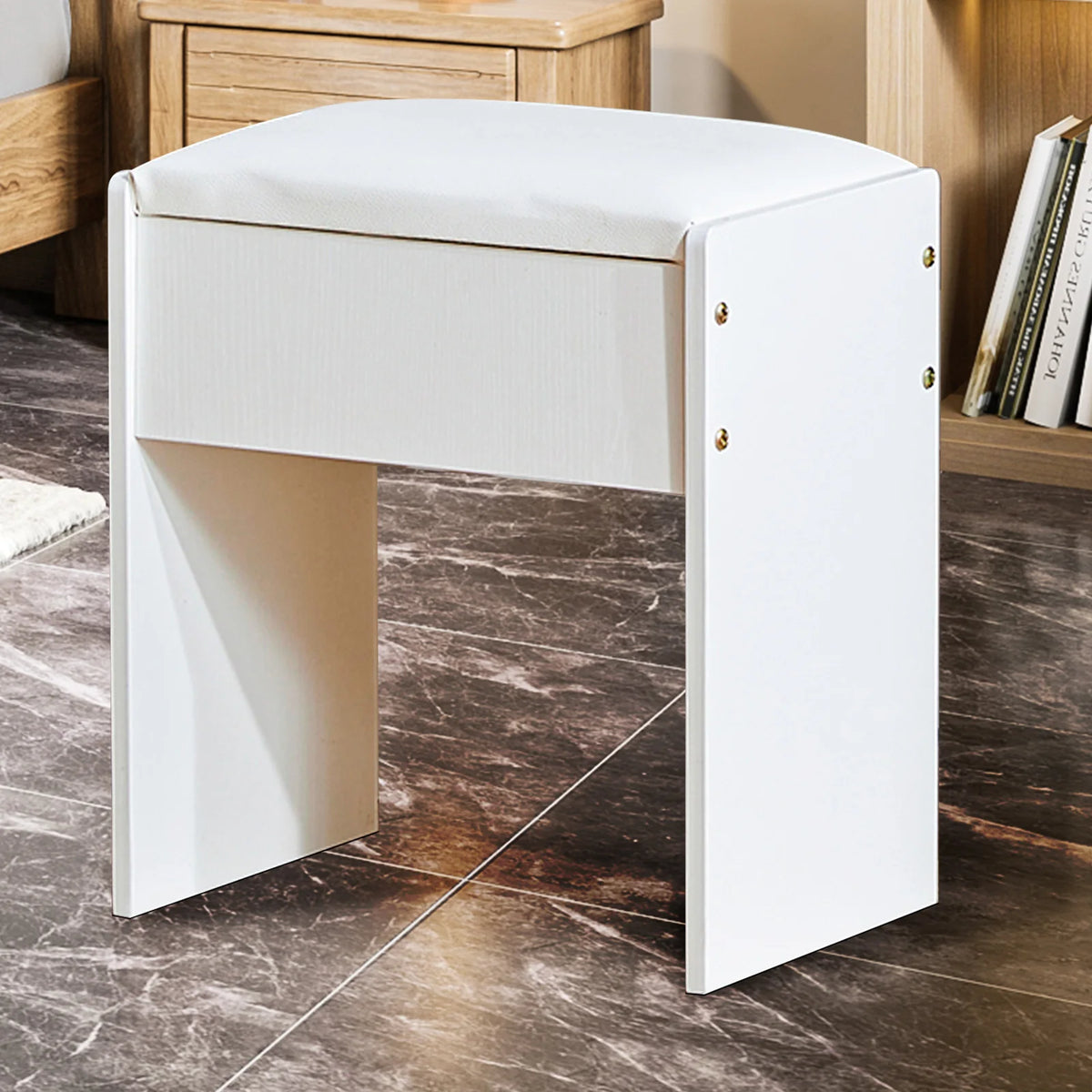 Padded Vanity Stool
