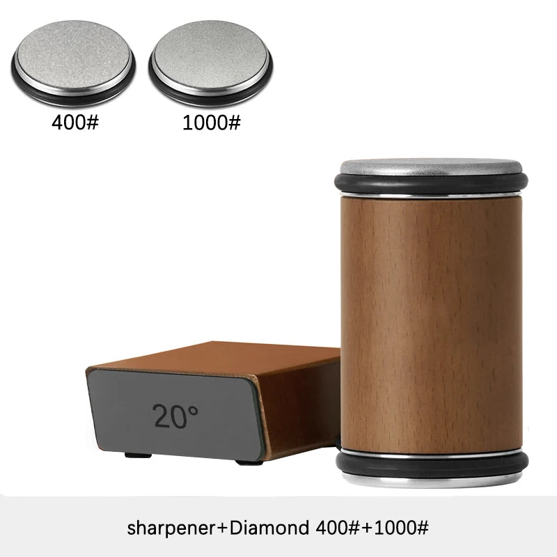 Rolling Knife Sharpener and Sharpening Stone Set