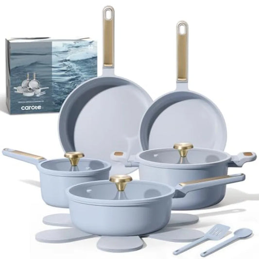 14-Piece Ceramic Nonstick Cookware Set