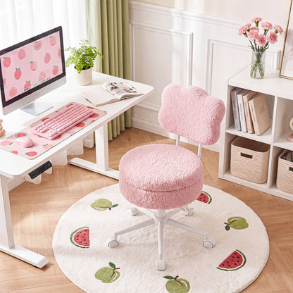 Swivel Vanity Chair with Storage
