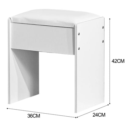Padded Vanity Stool