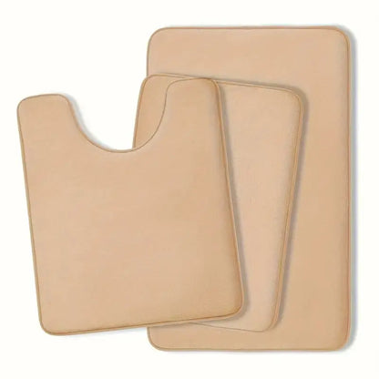 3-Piece Bathroom Mat Set