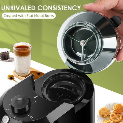 28-Setting Electric Burr Coffee Grinder