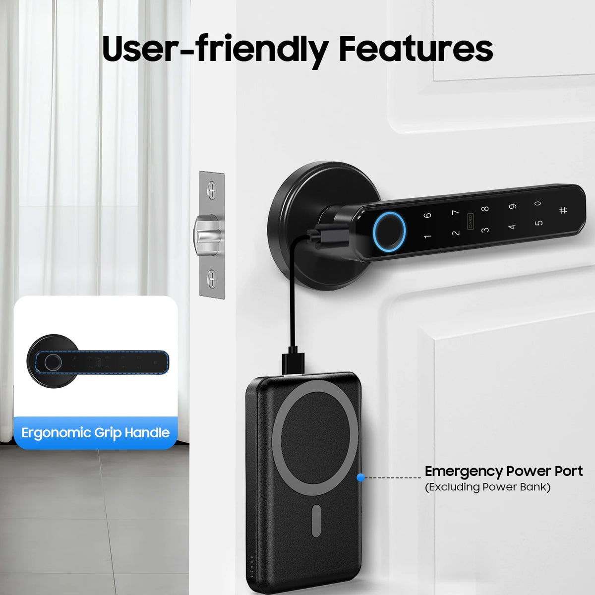 Fingerprint Door Handle Lock