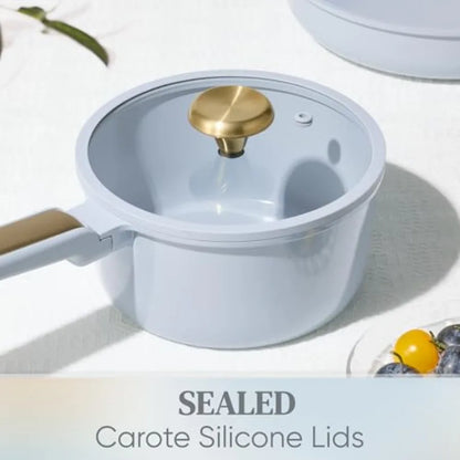 14-Piece Ceramic Nonstick Cookware Set
