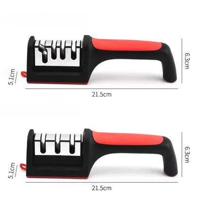 Afilador de cuchillo portátil multietapa