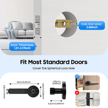 Fingerprint Door Handle Lock