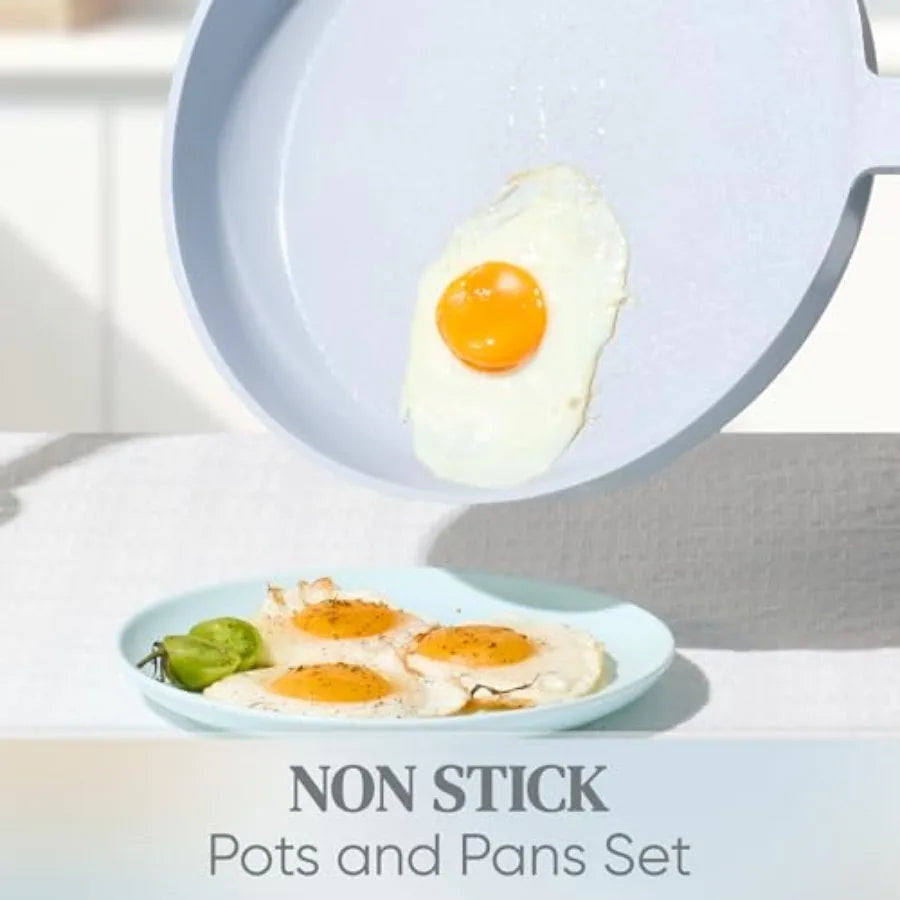 14-Piece Ceramic Nonstick Cookware Set