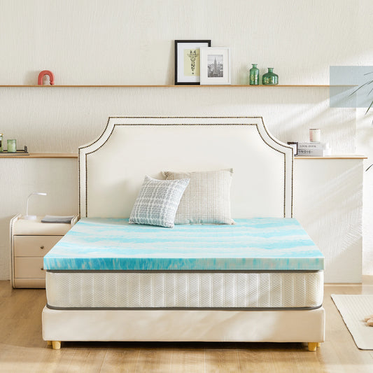 Gel Memory Foam Mattress Topper