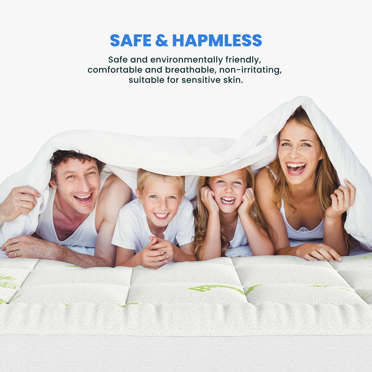 Bamboo-Derived Viscose Mattress Topper