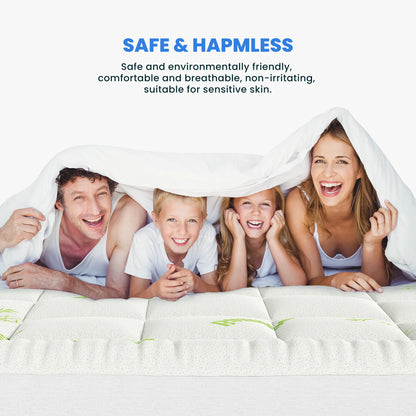 Bamboo-Derived Viscose Mattress Topper