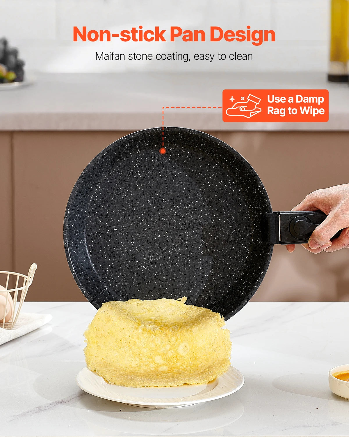 17-Piece Granite Nonstick Cookware Set