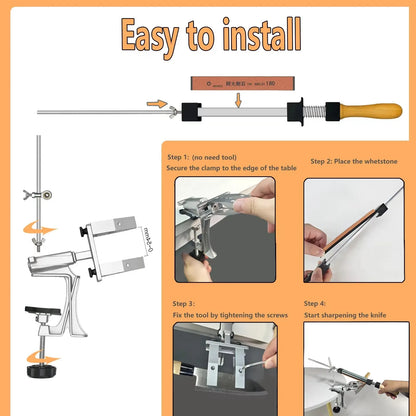 Fixed-Angle Knife Sharpening Kit