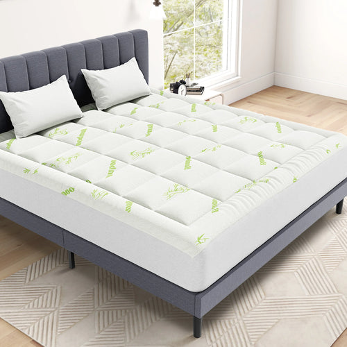 Bamboo-Derived Viscose Mattress Topper