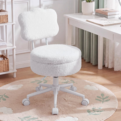 Swivel Vanity Chair with Storage