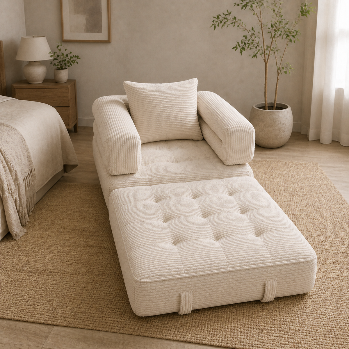 dorevanna foldable sofa bed balanced open form