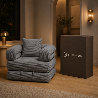 dorevanna foldable sofa bed variant gray